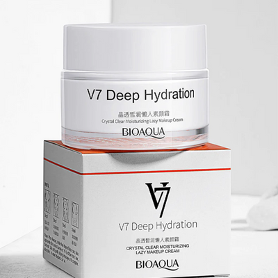 BIOAQUA V7 Deep Hydration Cream 50g | Brightening & Hydrating Face Moisturizer for All Skin Types