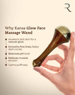Kansa Wand Ayurvedic Facial Massager | Face, Body & Foot Massage Tool