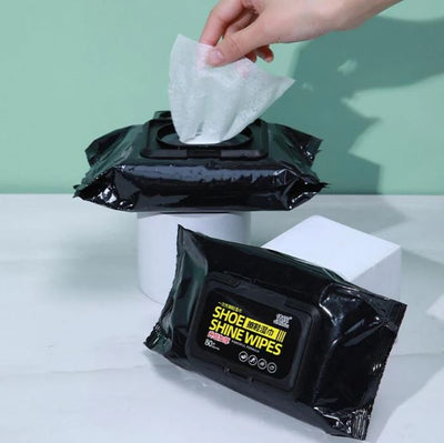 Shoe Cleaning Wipes for White Sneakers & Leather Shoes – Instant Disposable Wet Wipes for Dirt, Stain & Scuff Removal Shoe Care Cleaning Kit