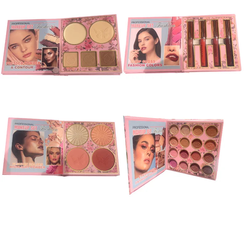 IGOODCO Professional All-in-One Makeup Set – Eyeshadow, Contour & Lip Kit